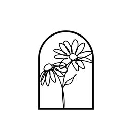 By WOOM |  FRAMED  |   Daisies  |  A4