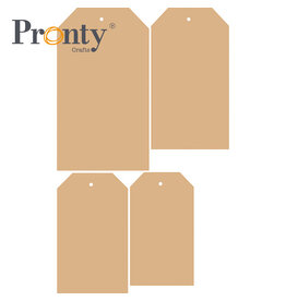 Pronty Crafts MDF 3 mm purrrfect tags 4-pack