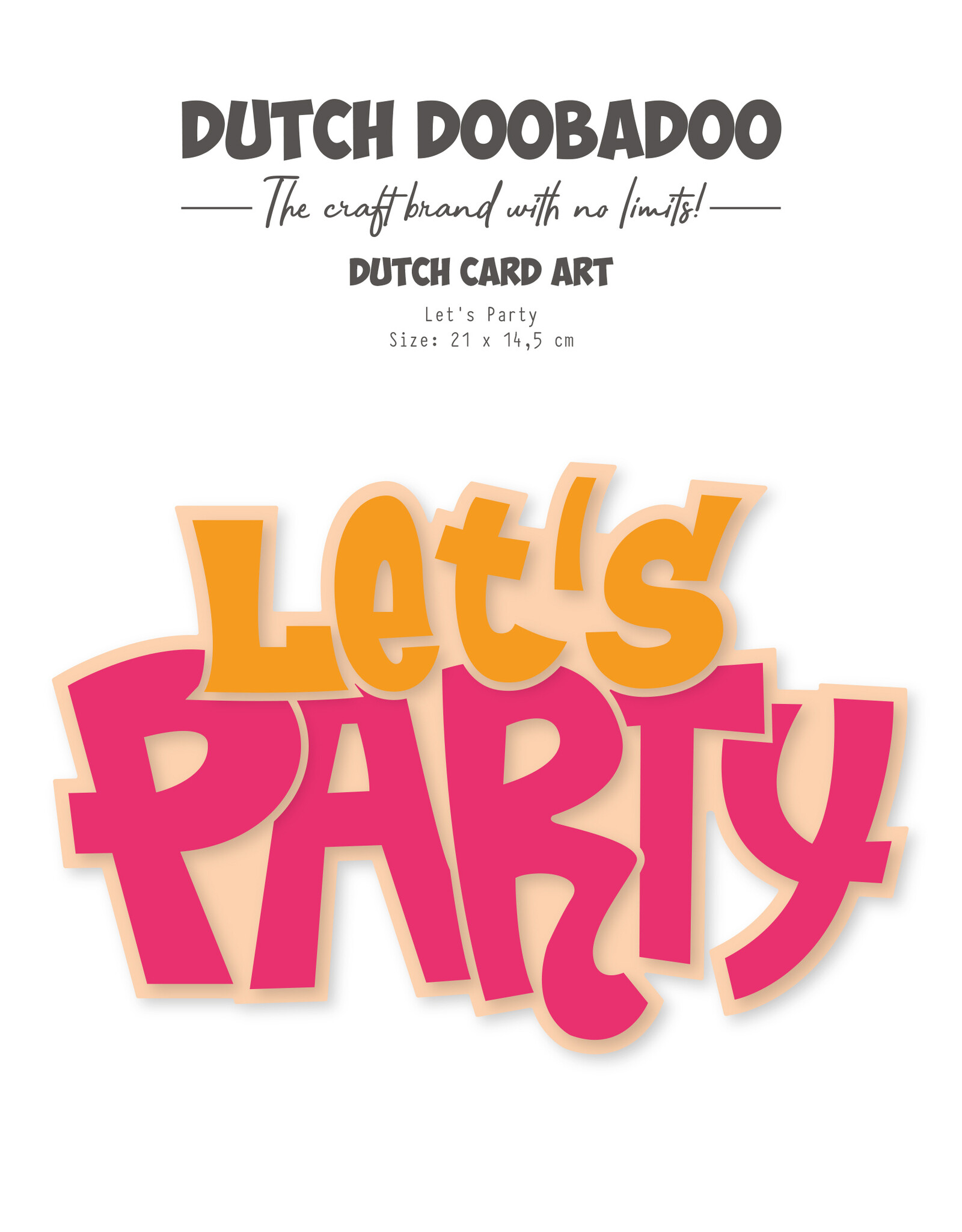 Dutch Doobadoo DDBD Card-Art Let's Party A5