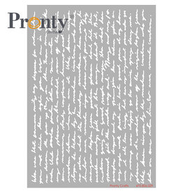 Pronty Crafts Stencil Script A5