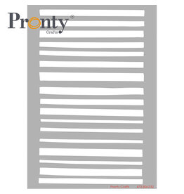 Pronty Crafts Stencil Handmade stripes A5