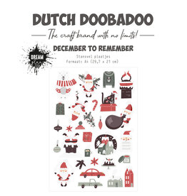 Dutch Doobadoo DDBD Stansvel Plaatjes to Remember A4