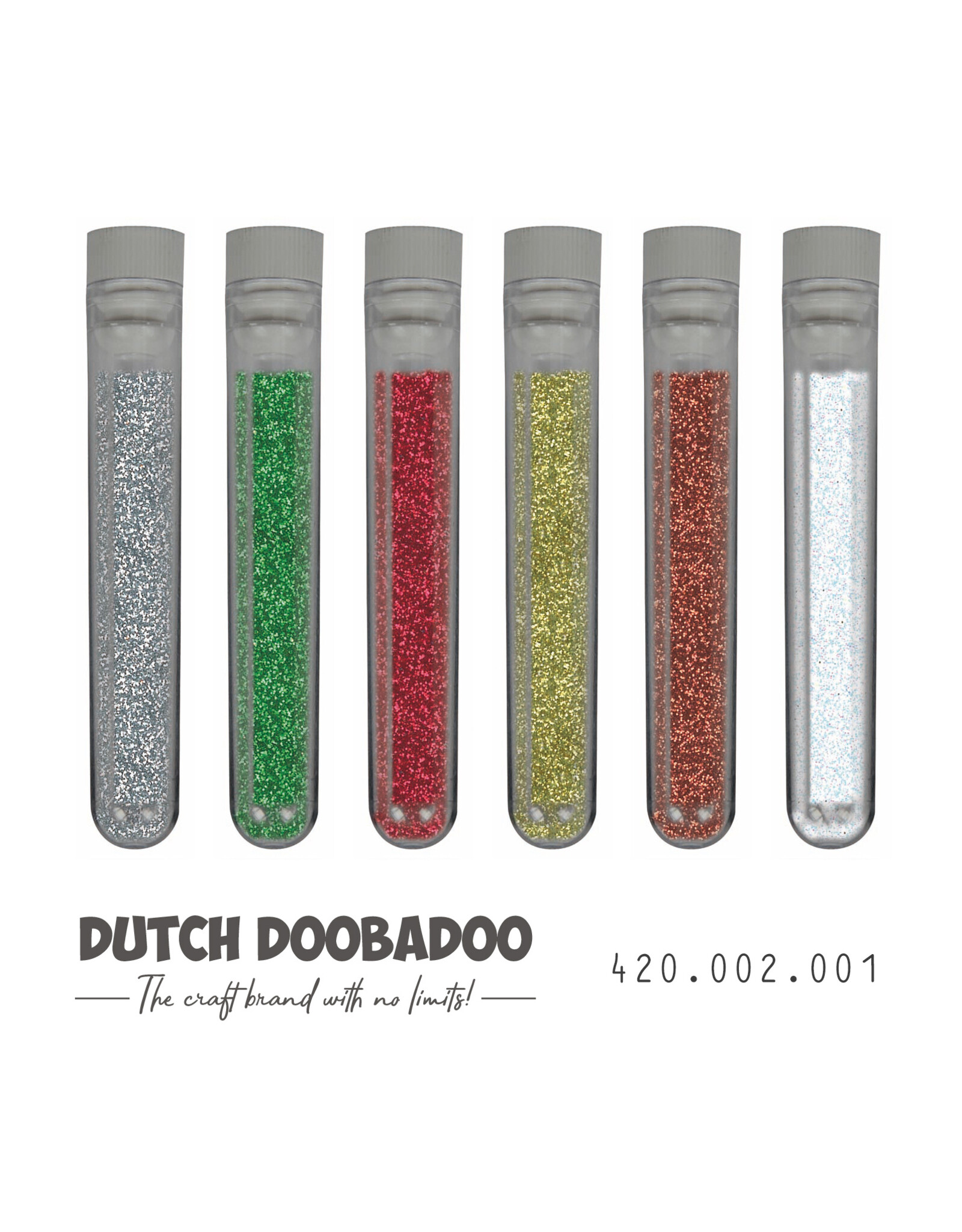 Dutch Doobadoo DDBD glitter Winter 6 pcs