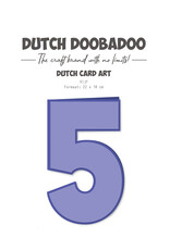 Dutch Doobadoo DDBD Card art Five (A4 , folded A5)