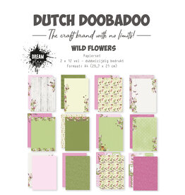 Dutch Doobadoo DDBD papier Wild Flowers 2x12 sheets