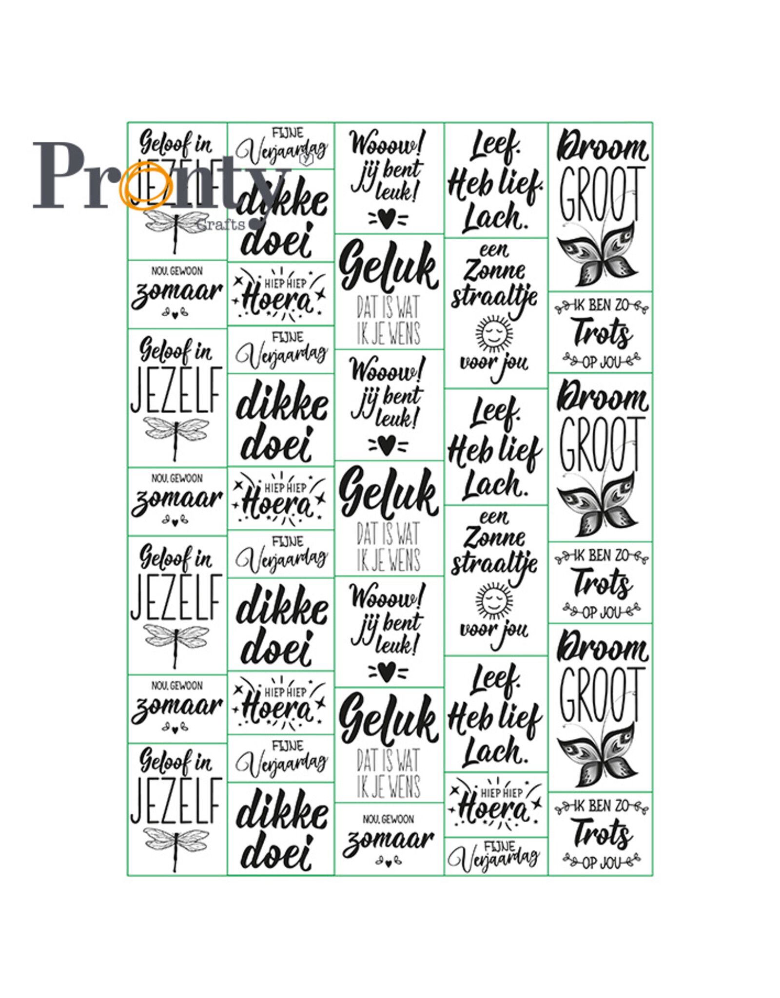 Pronty Crafts Pronty Embellishments Quotes