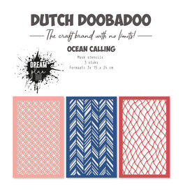 Dutch Doobadoo DDBD Stencils Ocean calling 3pc.