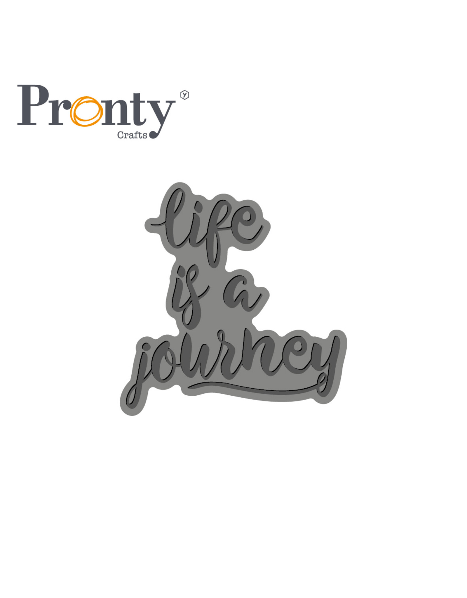 Pronty Crafts Rubber stamp Life Is A Journey