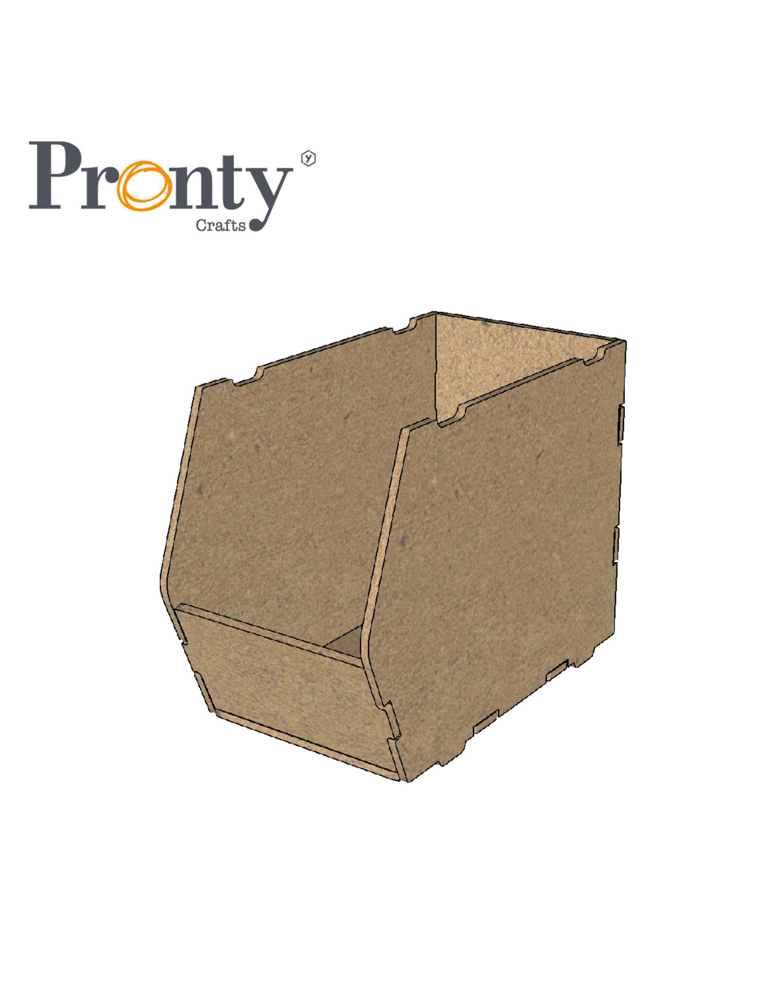 Pronty Crafts Pronty MDF Desktop organiser Box