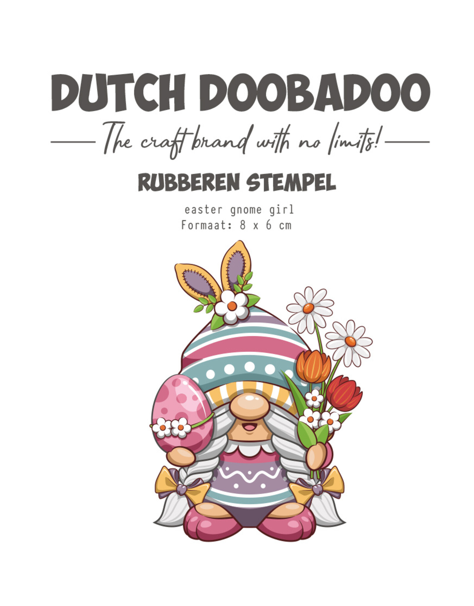 Dutch Doobadoo DDBD Rubber stamp Voorjaar 2