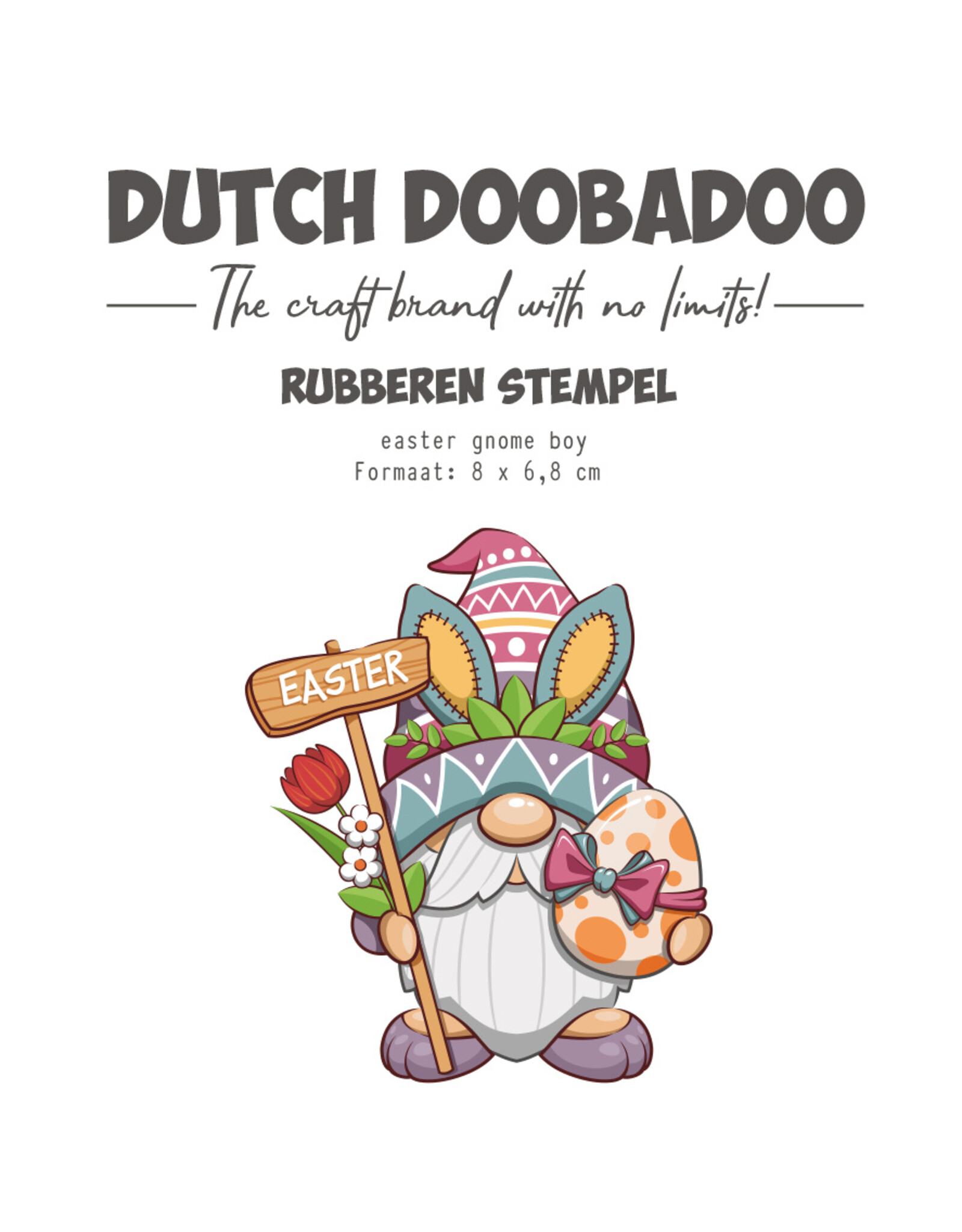 Dutch Doobadoo DDBD Rubber stamp Voorjaar 1