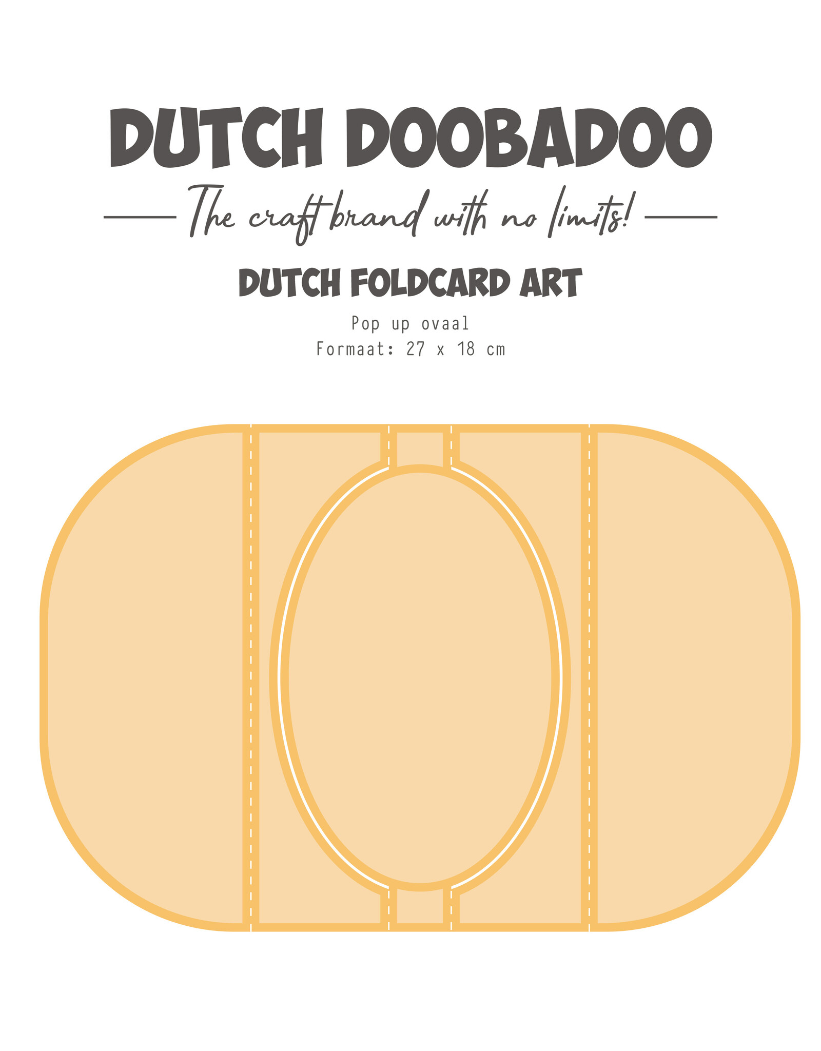 Dutch Doobadoo DDBD Card-Art Pop-up ovaal A4