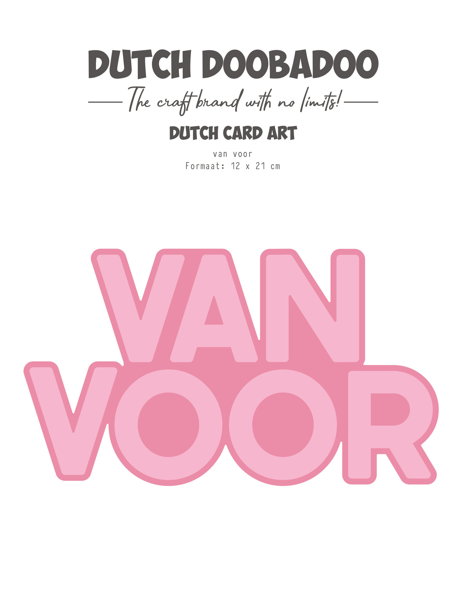 Dutch Doobadoo DDBD Card Art van voor A5