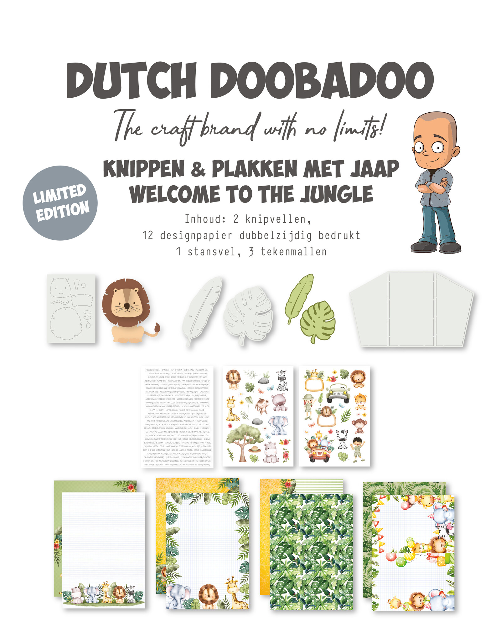 Dutch Doobadoo DDBD Kit 004 Welcome to the Jungle
