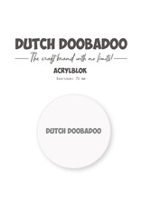 Dutch Doobadoo DDBD ATC Acrylic stamp circle 70mm