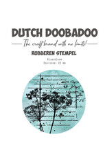 Dutch Doobadoo DDBD Rubber stamp 3 ATC Flower