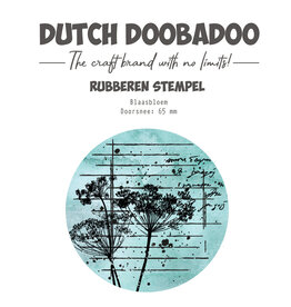 Dutch Doobadoo DDBD Rubber stamp 3 ATC Flower