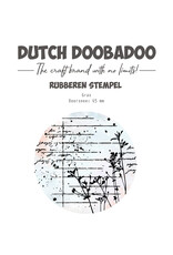 Dutch Doobadoo DDBD Rubber stamp 4 ATC Flower