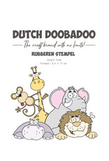Dutch Doobadoo DDBD Rubber stempel Jungle team A6