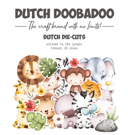 Dutch Doobadoo DDBD Stanszakje Welcome to the jungle 26 pcs