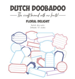 Dutch Doobadoo DDBD Floral Delight Dutch die-cuts 47 pcs