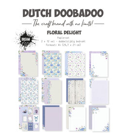 Dutch Doobadoo DDBD Designpapier Floral Delight 2x12