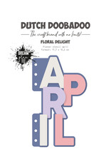 Dutch Doobadoo DDBD Planner stencil April