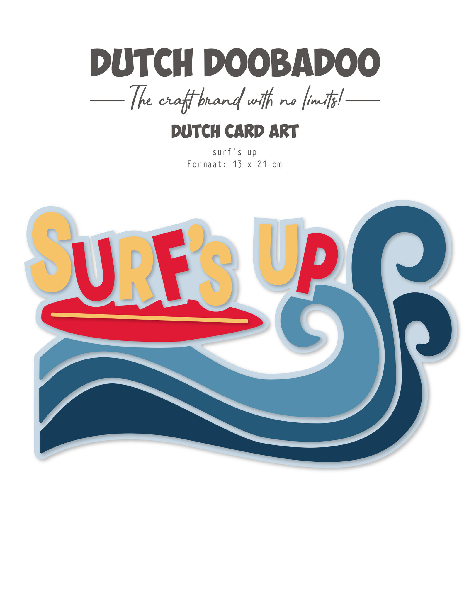 Dutch Doobadoo DDBD Card Art Surfs Up A5