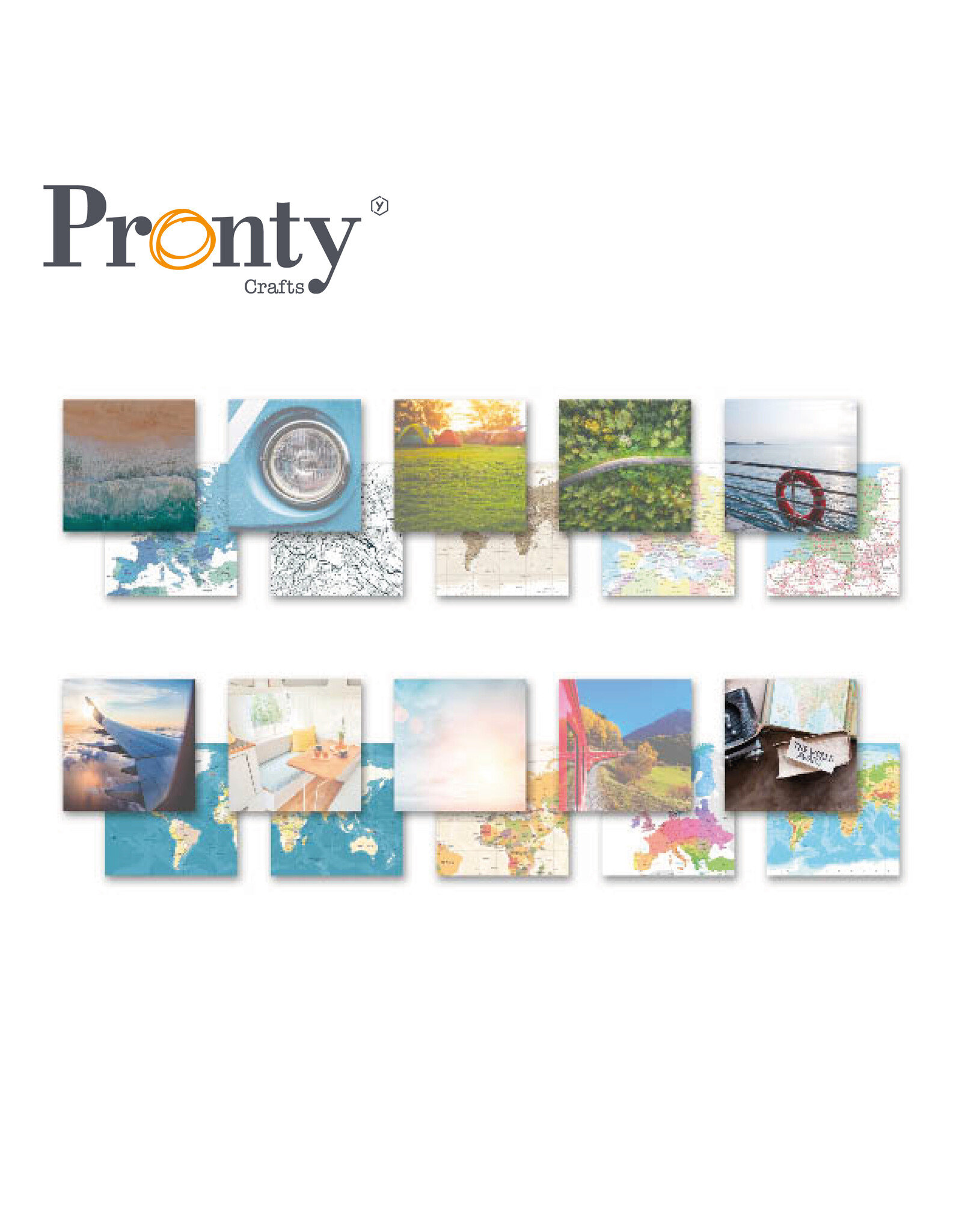 Pronty Crafts Pronty paperset travel (20pcs)