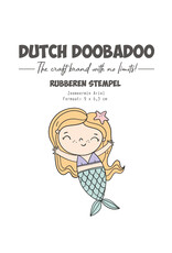 Dutch Doobadoo DDBD Rubber stempel Zeemeermin Ariel