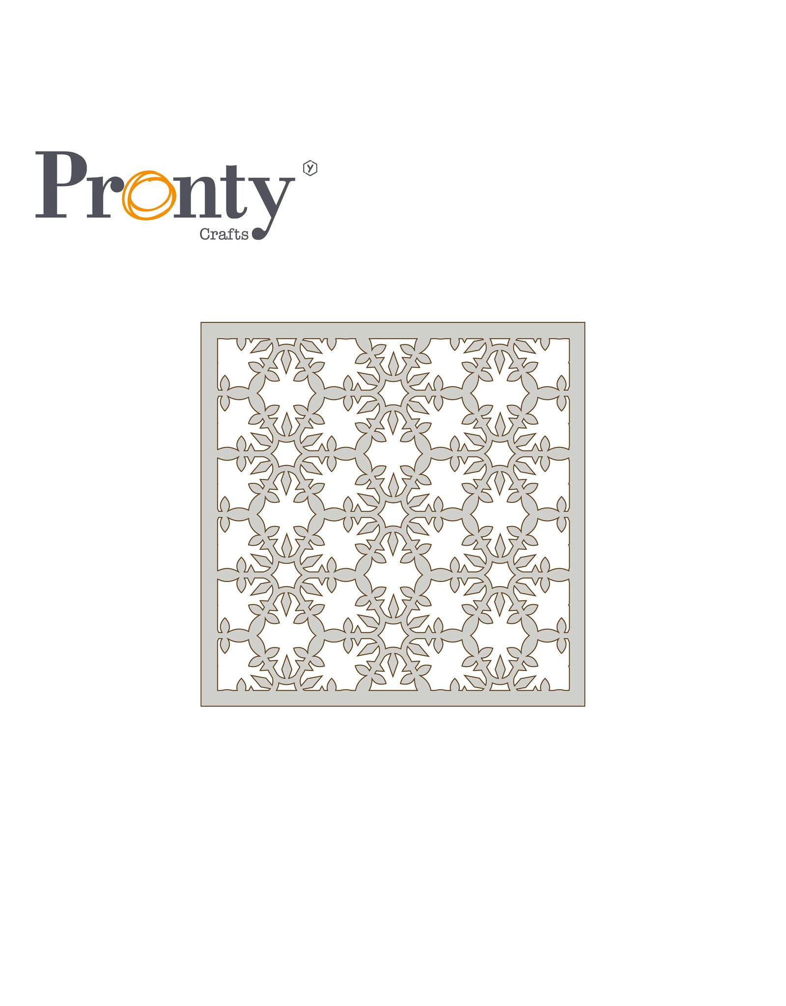 Pronty Crafts Chipboard Snowflakes 150x150 mm