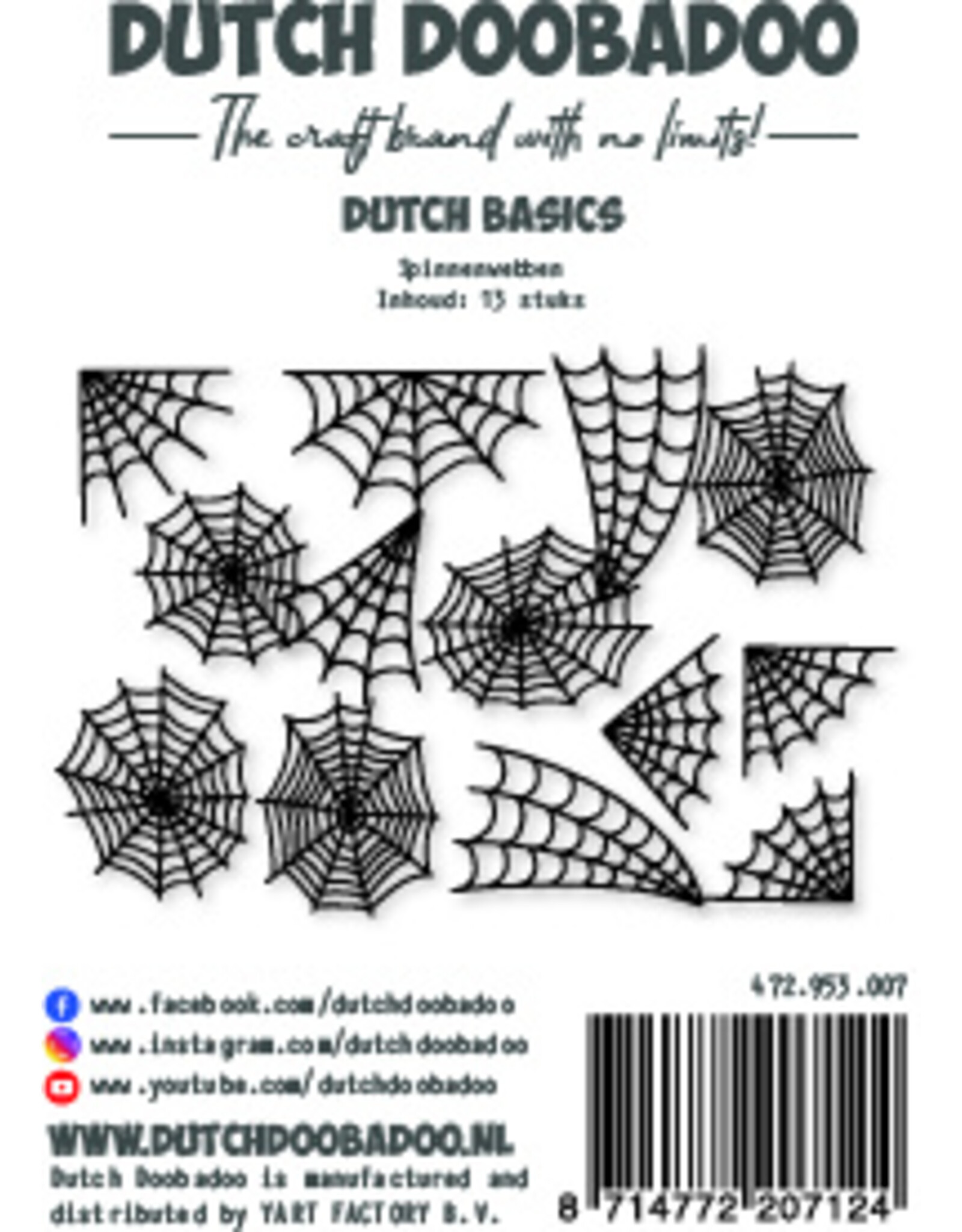 Dutch Doobadoo DDBD Basics Spinnenwebben 13 pcs