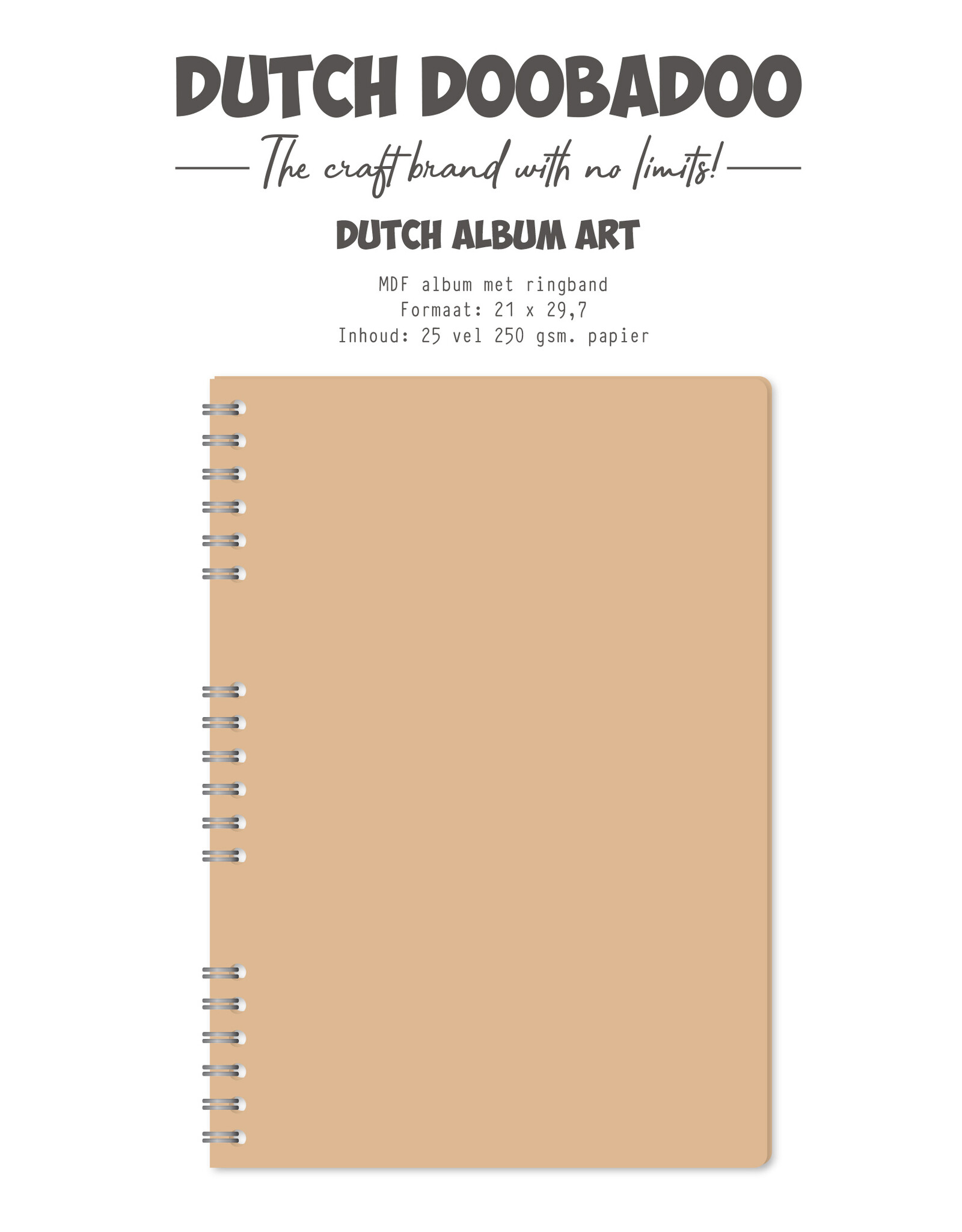 Dutch Doobadoo DDBD MDF Art Journal Notebook A4