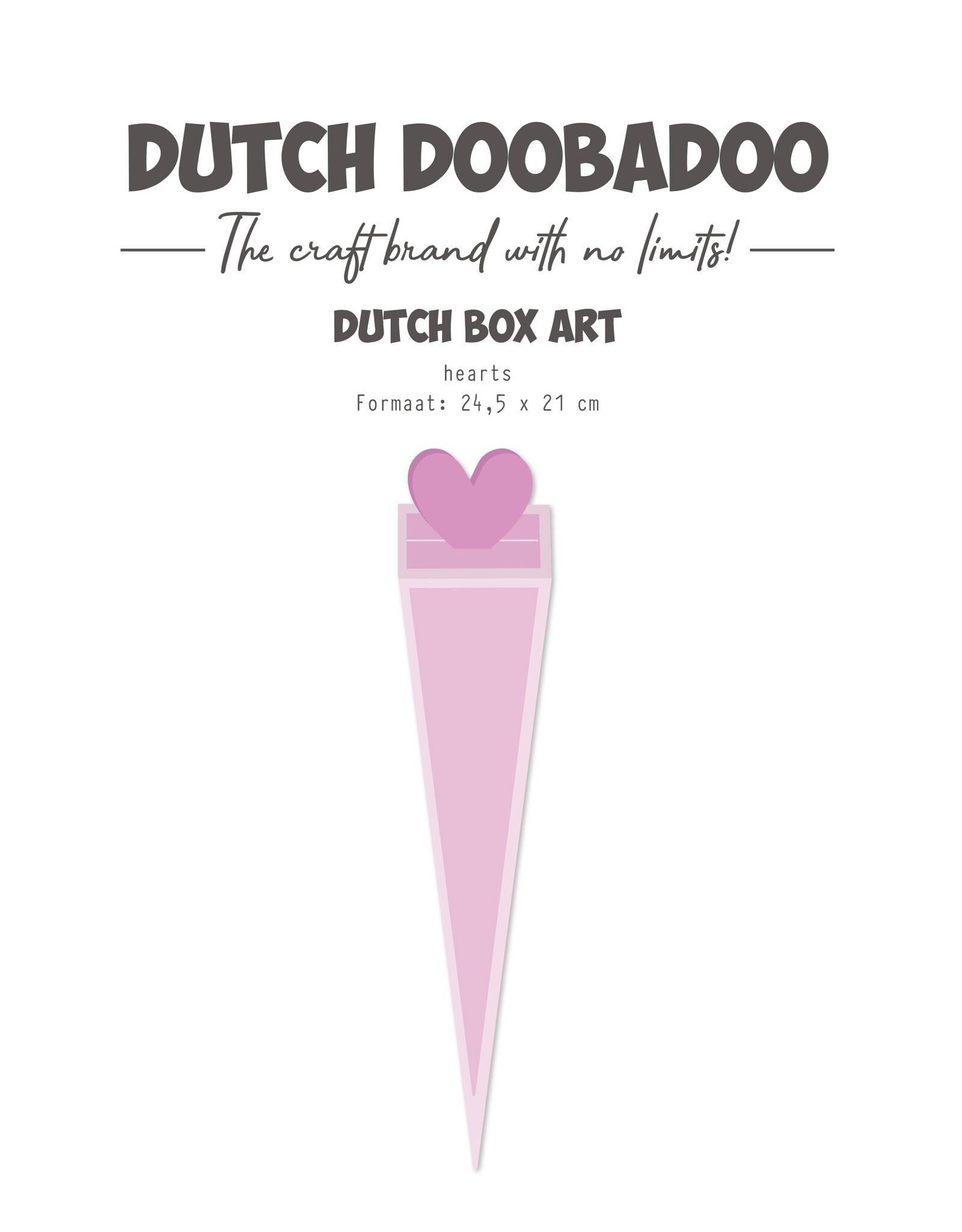 Dutch Doobadoo DDBD Box Art Hearts A4