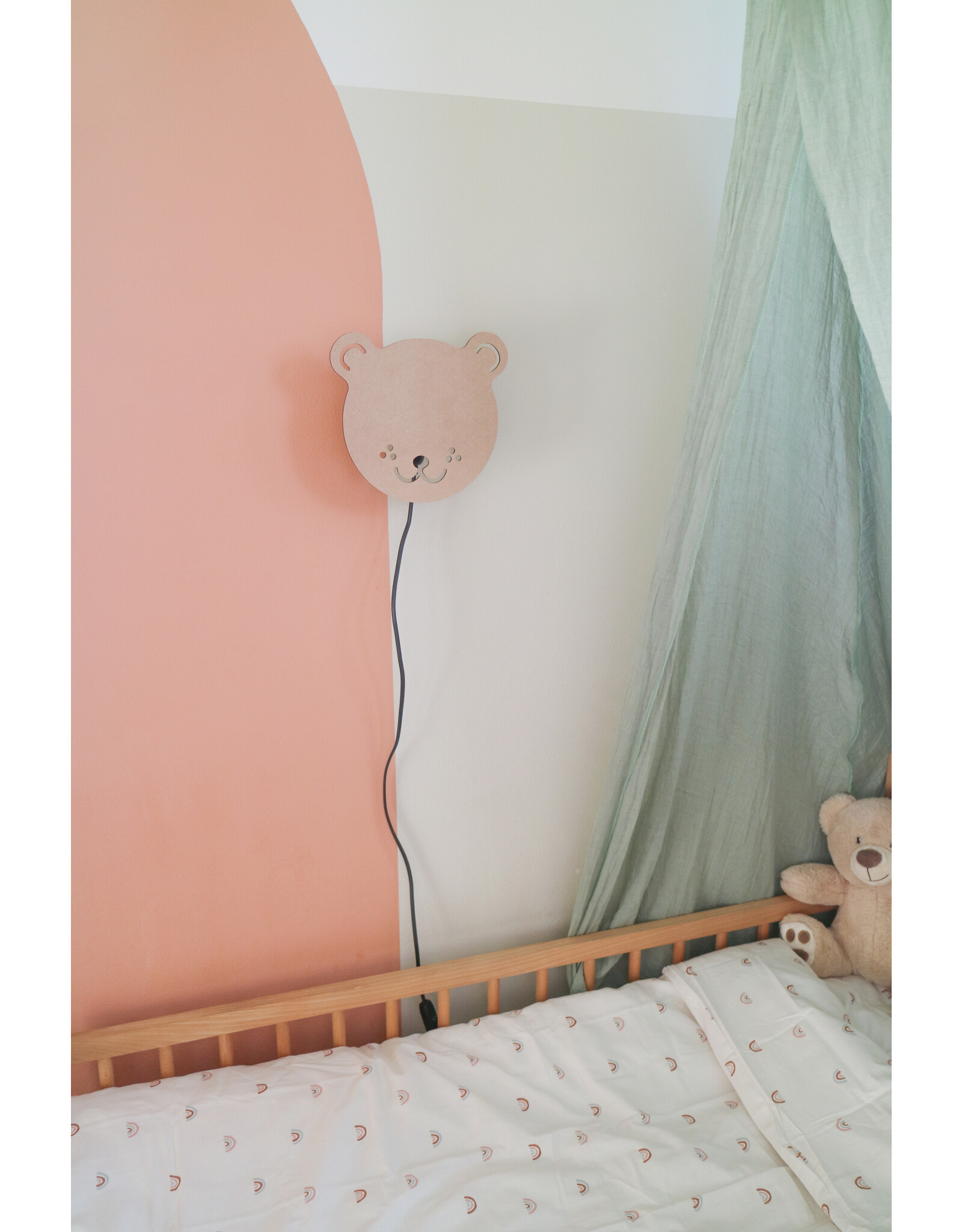 By WOOM Houten wandlamp beer