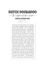 Dutch Doobadoo DDBD Dutch Sticker A5 Happy spring 1