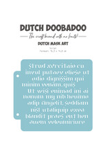 Dutch Doobadoo DDBD Dutch Mask Art Script 163x148