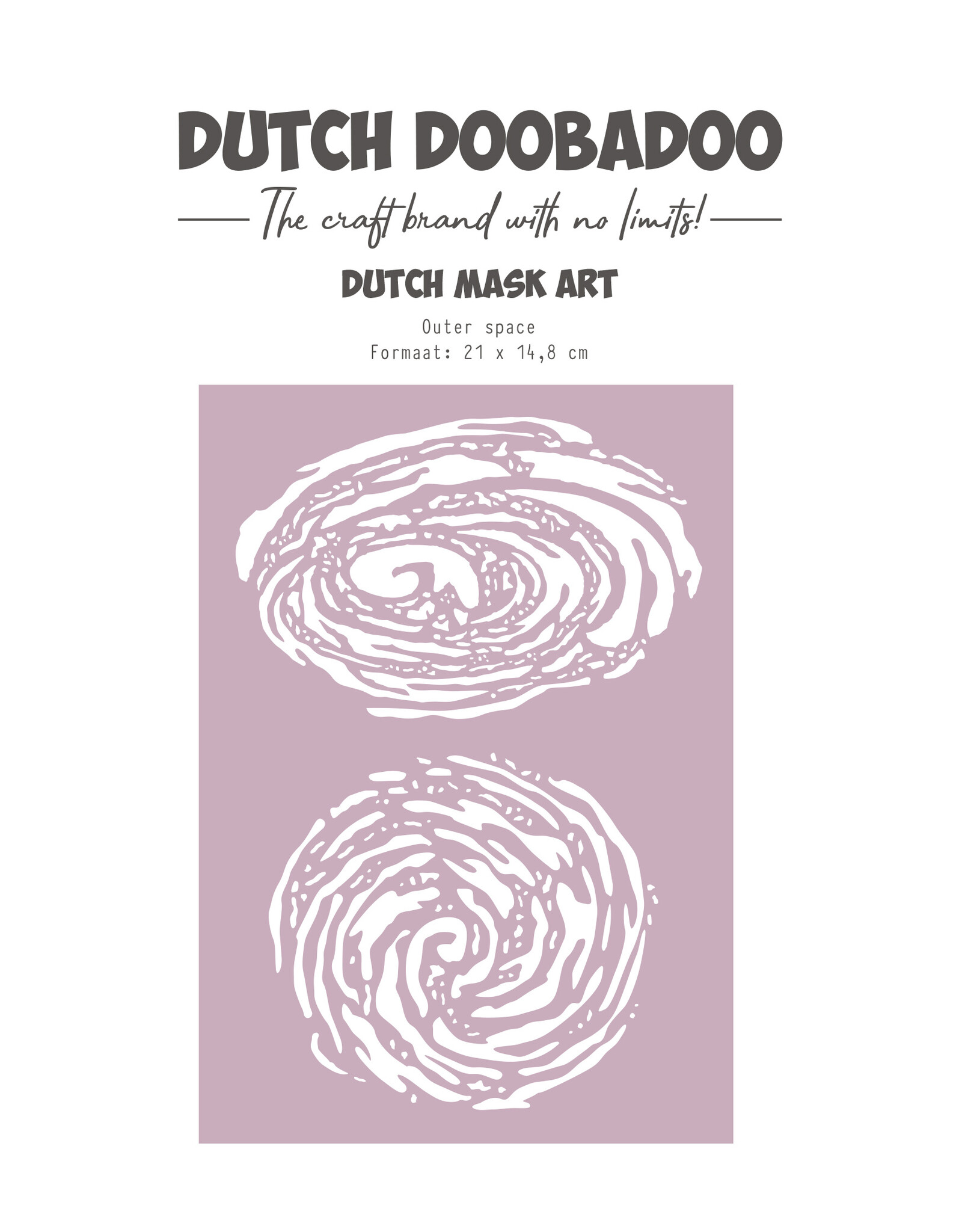 Dutch Doobadoo DDBD Mask art Outer space A5