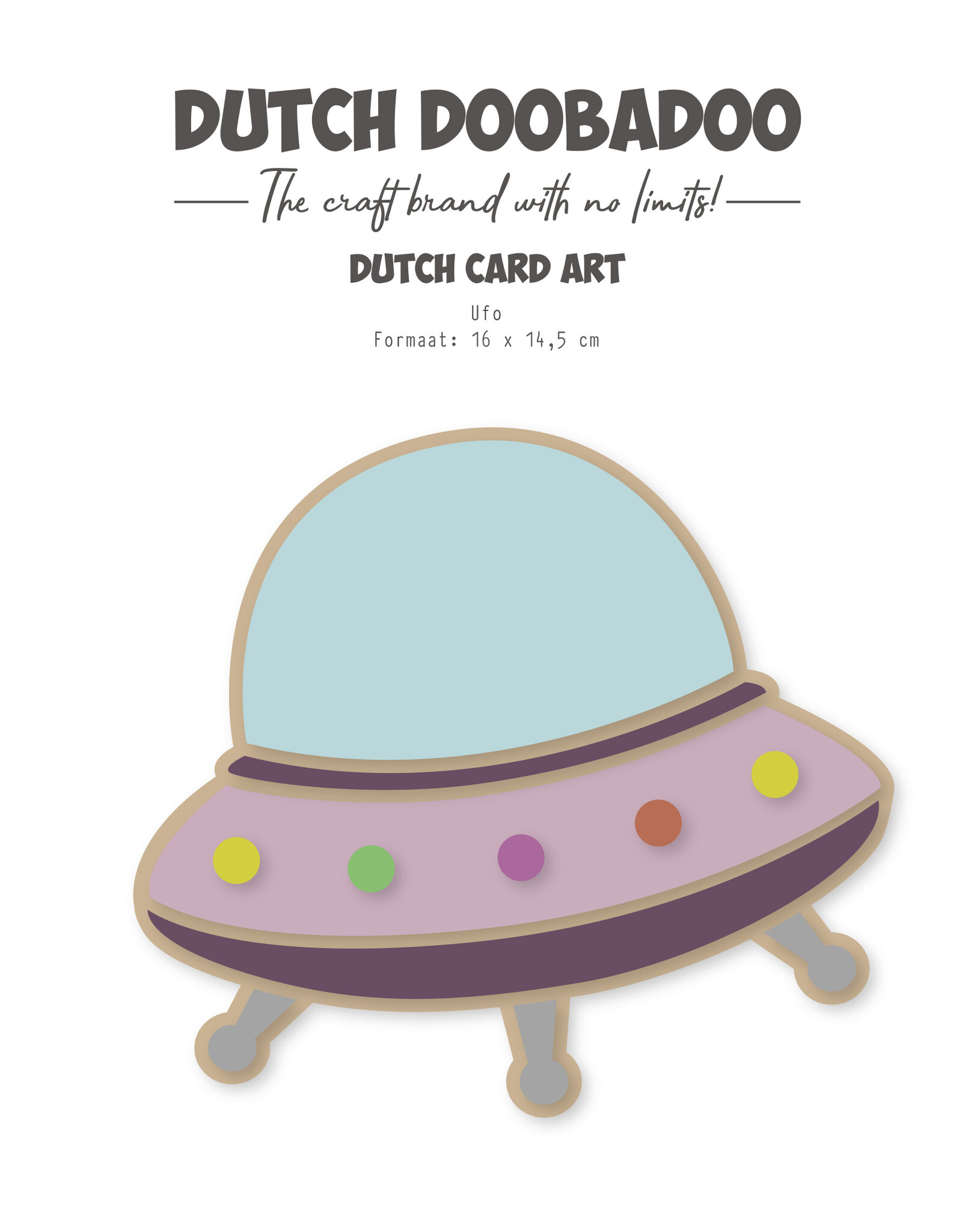 Dutch Doobadoo DDBD Card art Ufo