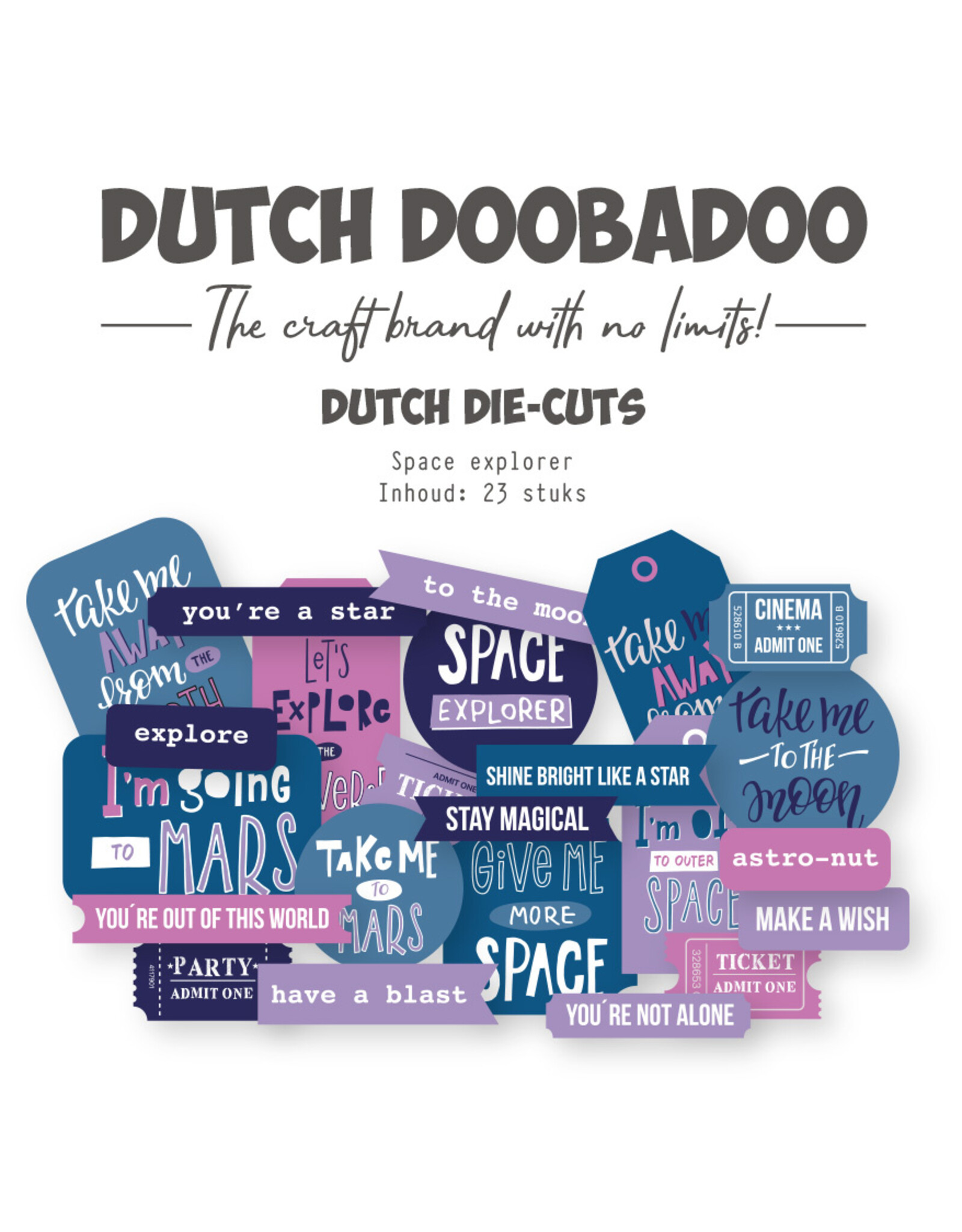 Dutch Doobadoo DDBD Die-cuts Space explorer
