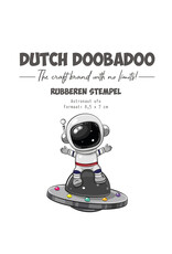 Dutch Doobadoo DDBD Rubber stamp Astronaut Ufo