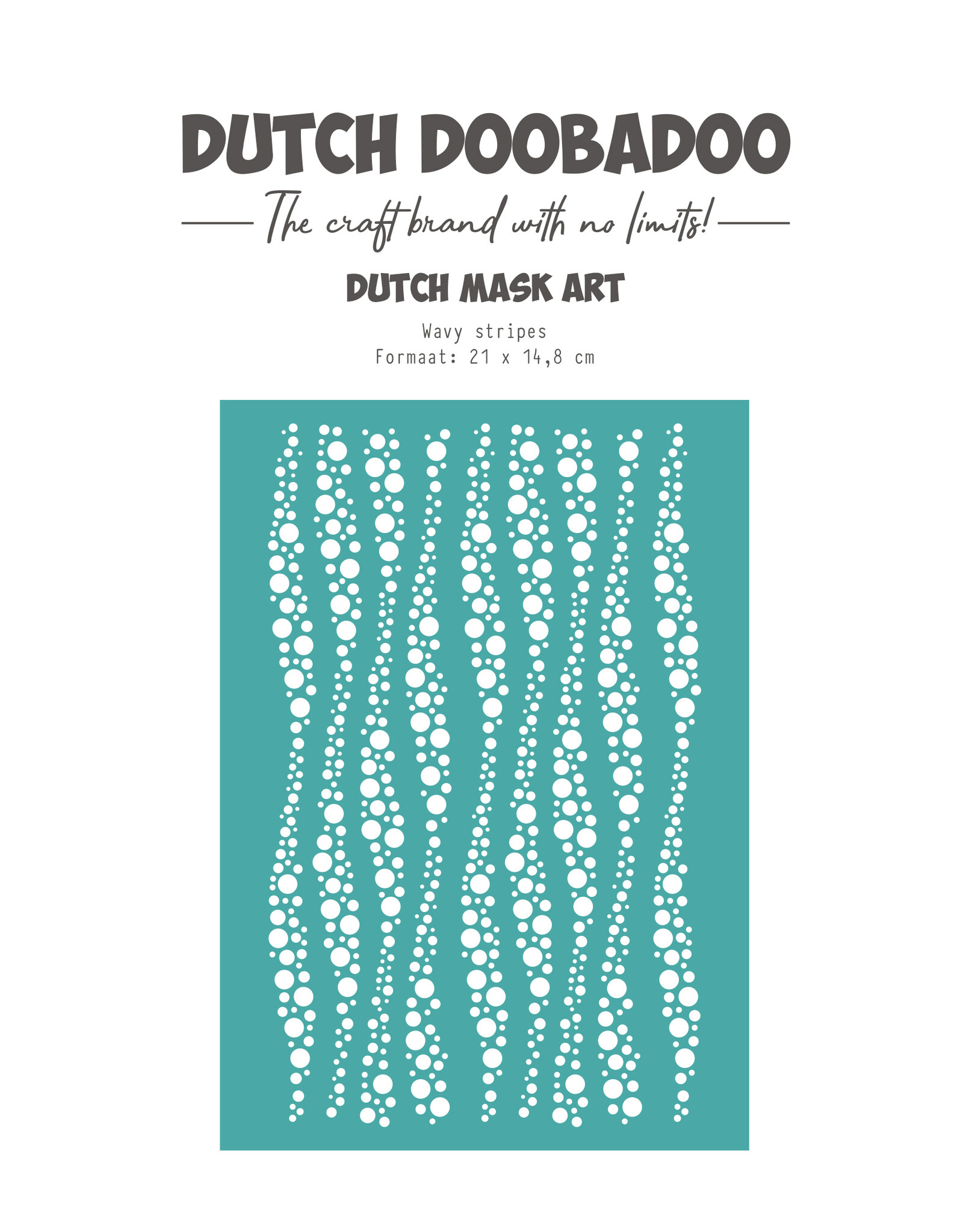 Dutch Doobadoo DDBD Dutch Mask Art A5 Wavy Stripes