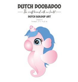 Dutch Doobadoo DDBD Build up art Sea horse A5