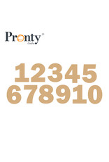 Pronty Crafts MDF Numbers - 11 pcs.