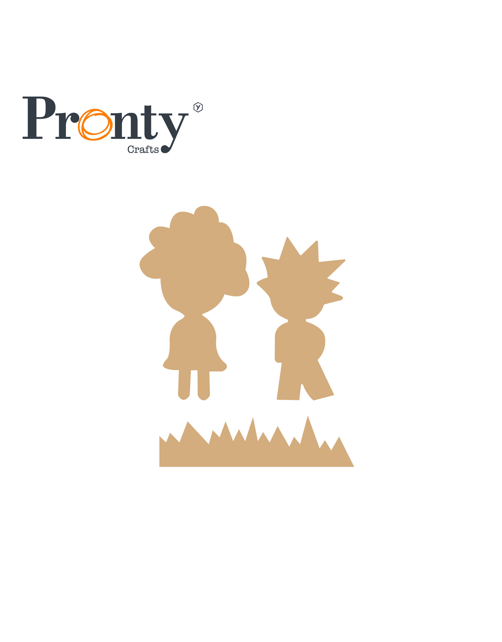 Pronty Crafts MDF Set 1 - Be yourself