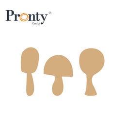 Pronty Crafts MDF Set 2 - Forest Toadstools