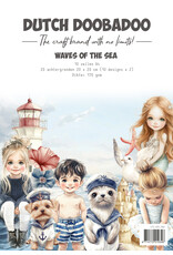 Dutch Doobadoo DDBD collage papierset Waves of the Sea