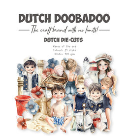Dutch Doobadoo DDBD collage Die-cuts Waves of the Sea