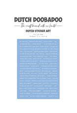 Dutch Doobadoo DDBD Dutch Sticker A5 Sail me Away