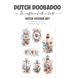 Dutch Doobadoo DDBD A4 Transparante stickers Waves of..